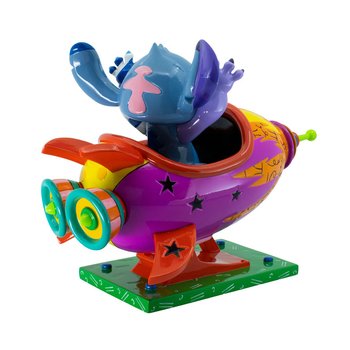 Disney Britto | Stitch Rocket Ship | Figurine
