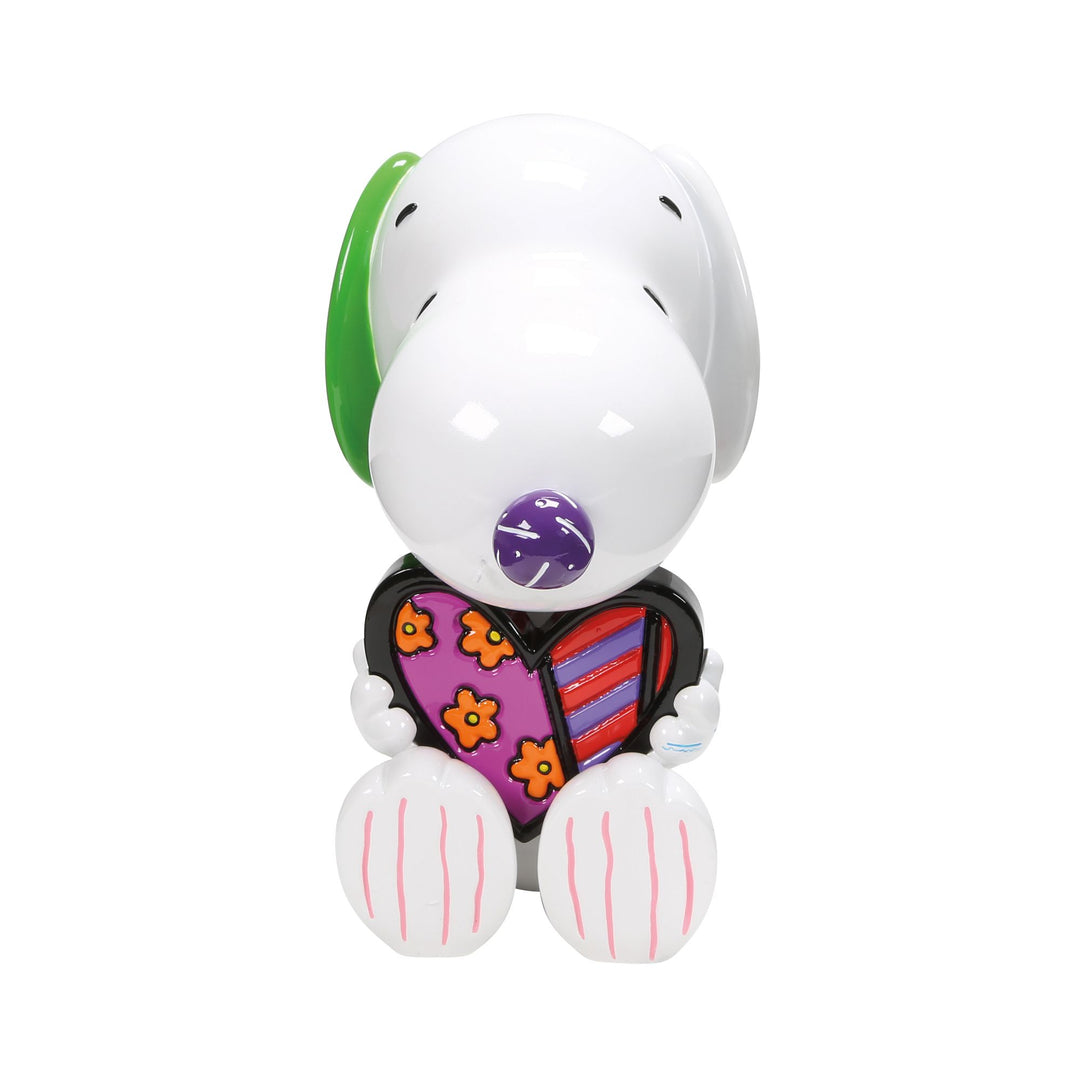 Peanuts Britto | Snoopy Heart Statue | Figurine