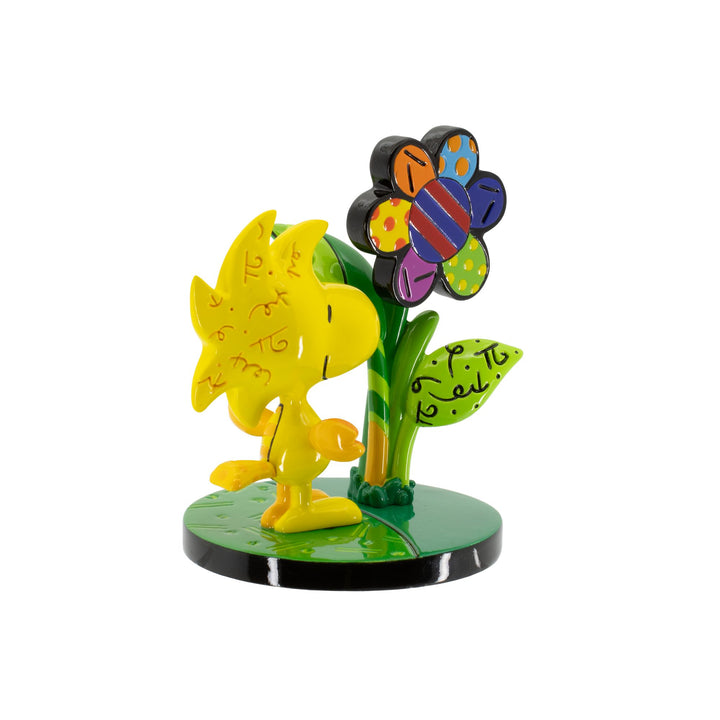Peanuts Britto | BRITTO Woodstock Flower Mini | Figurine