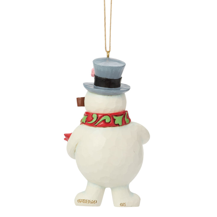 Frosty the Snowman by Jim Shore | Frosty Dated 2026 Wreath H/O | Hanging Ornament