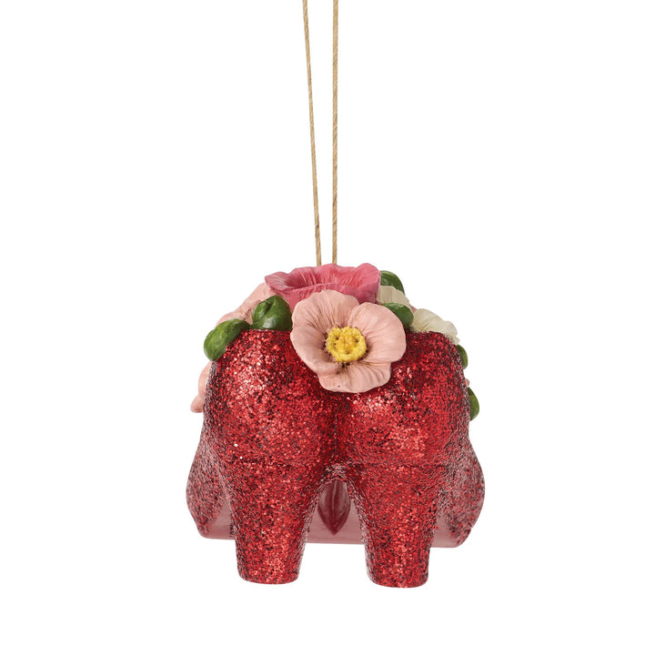 Wizard of Oz by Jim Shore | Ruby Slippers with Poppies H/O | Hanging Ornament