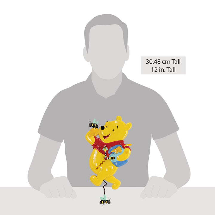 Allen Designs Disney | Winnie the Pooh Wall Clock | Wall Clock Resin