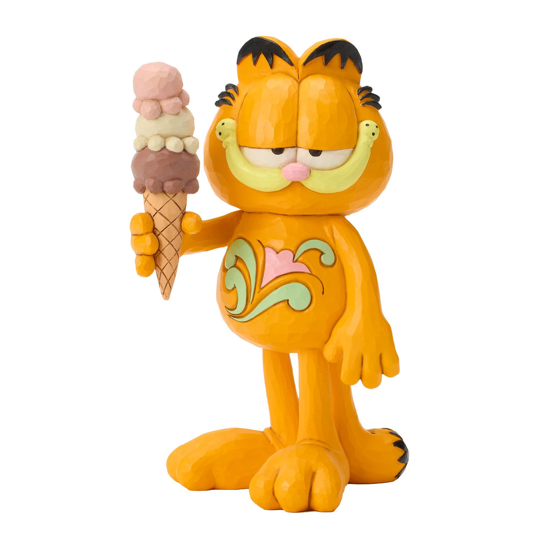 Garfield by Jim Shore | Garfield with Ice Cream | Figurine