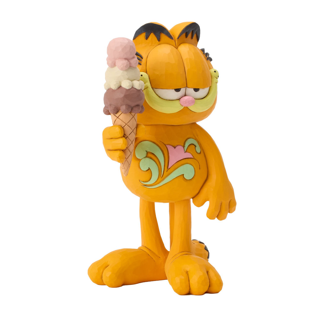 Garfield by Jim Shore | Garfield with Ice Cream | Figurine