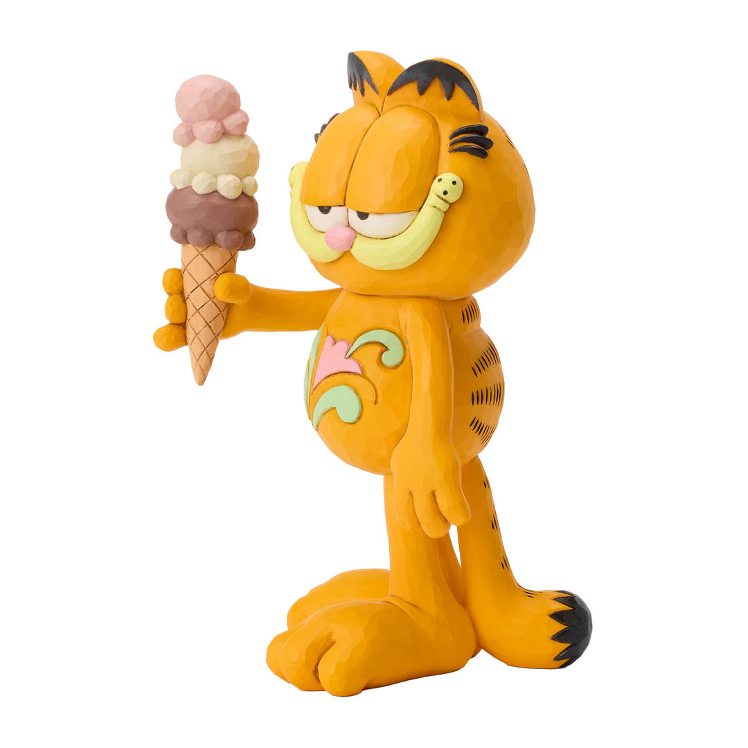 Garfield by Jim Shore | Garfield with Ice Cream | Figurine