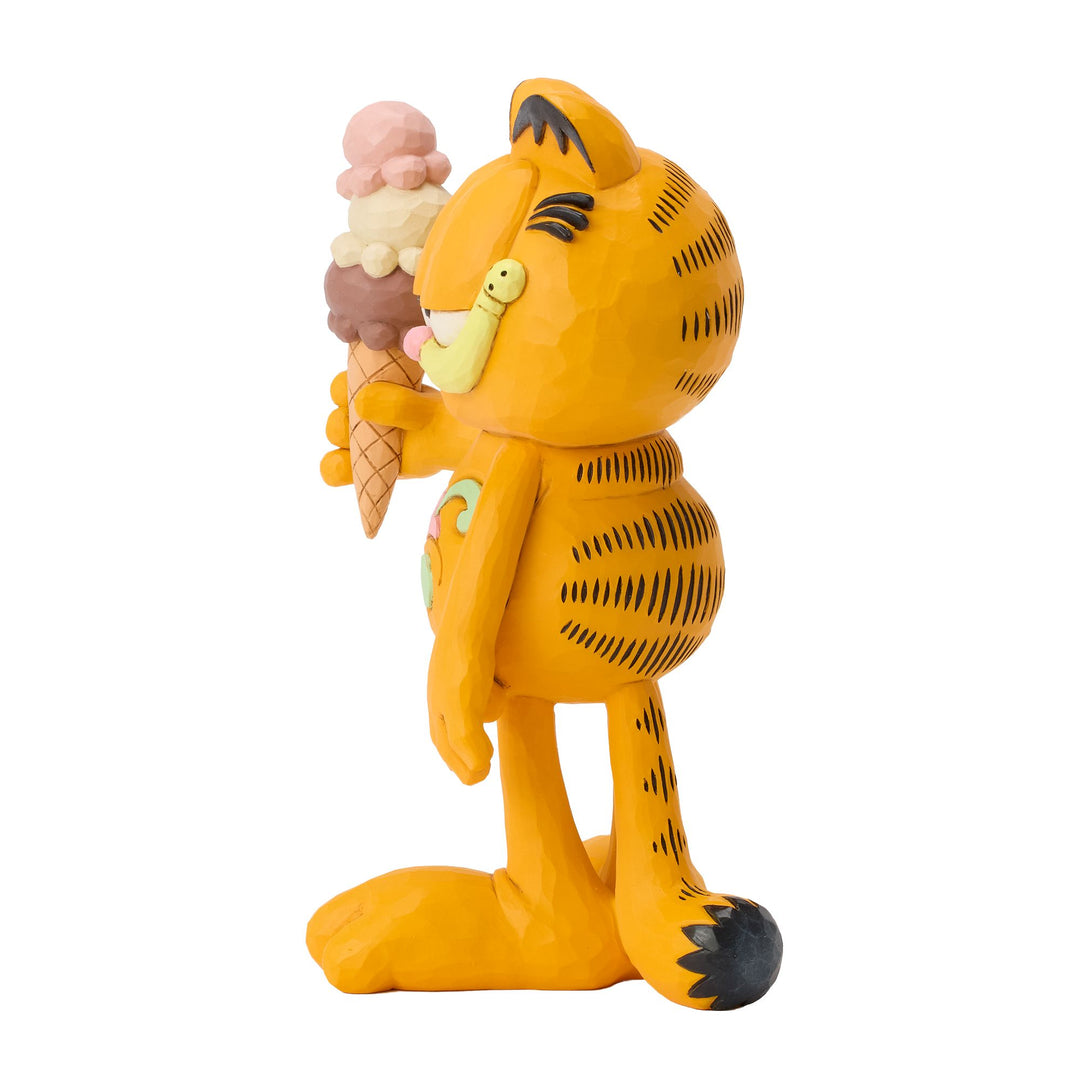 Garfield by Jim Shore | Garfield with Ice Cream | Figurine