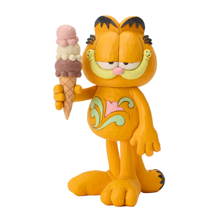 Garfield by Jim Shore | Garfield with Ice Cream | Figurine