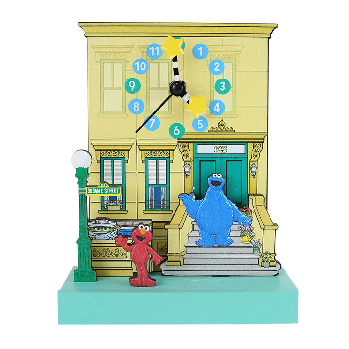 Allen Designs Sesame Workshop | Sesame Street Desk Clock | Desk Clock Wood