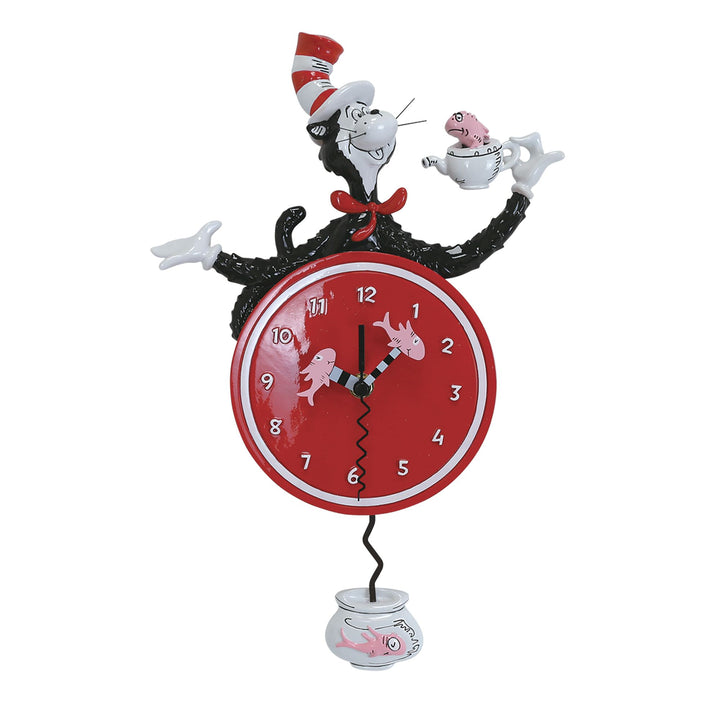 Allen Seuss | Cat In The Hat Wall Clock | Wall Clock Resin