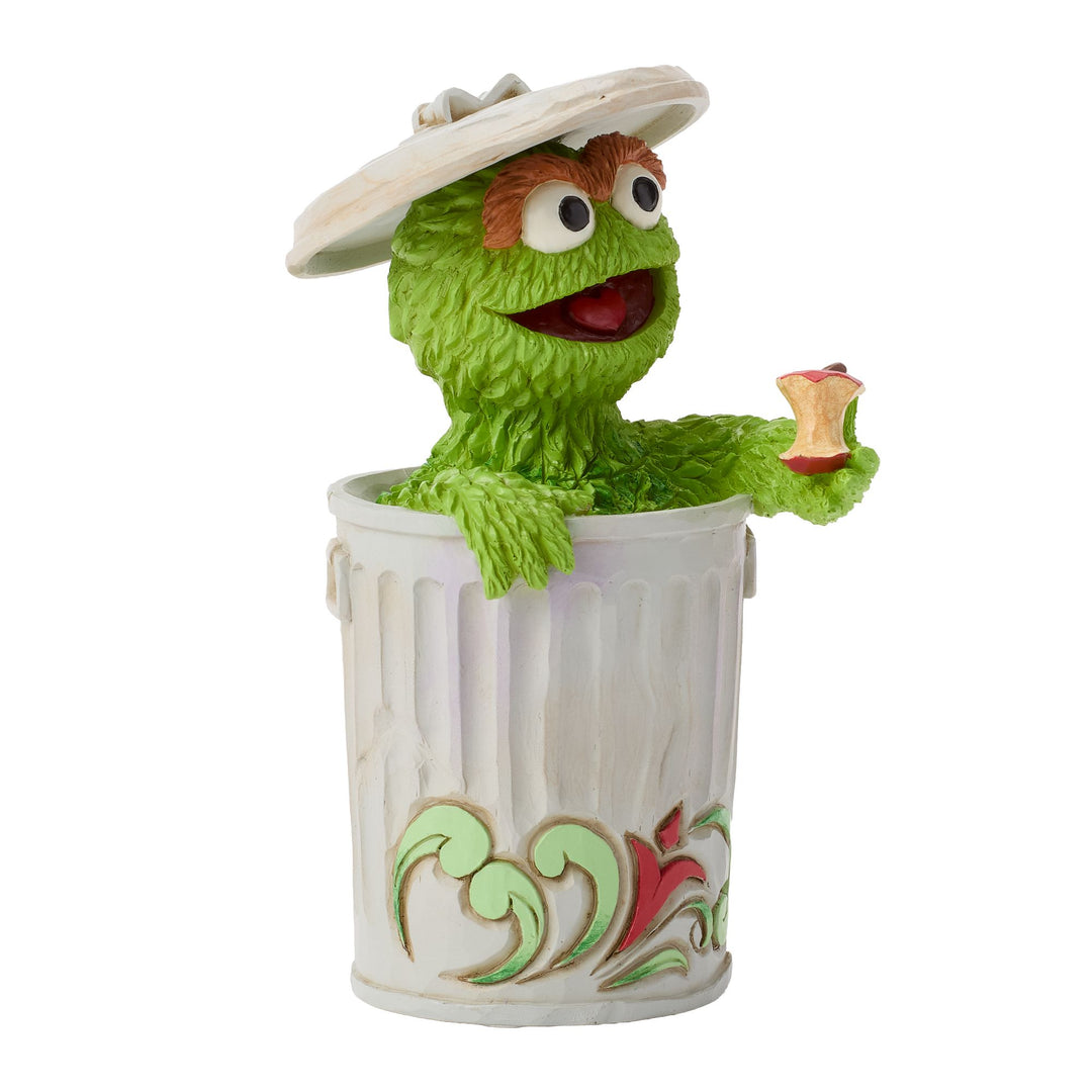 Sesame Street by Jim Shore | Oscar the Grouch Figurine | Figurine