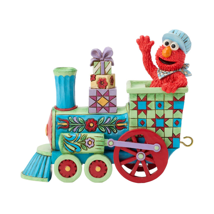 Sesame Street by Jim Shore | Elmo Train Engine Figurine | Figurine