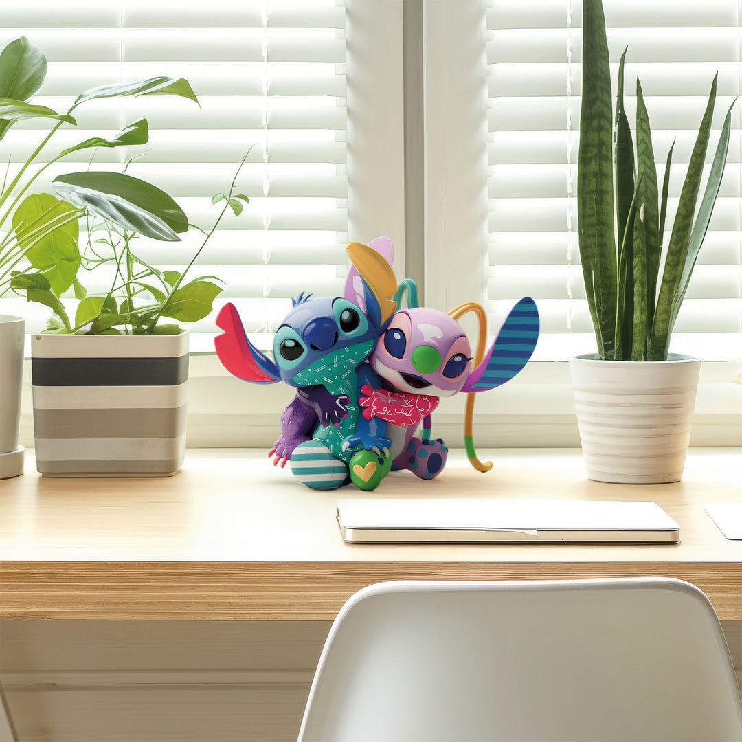 Disney Britto | Stitch &amp; Angel 20 Anniversary | Figurine