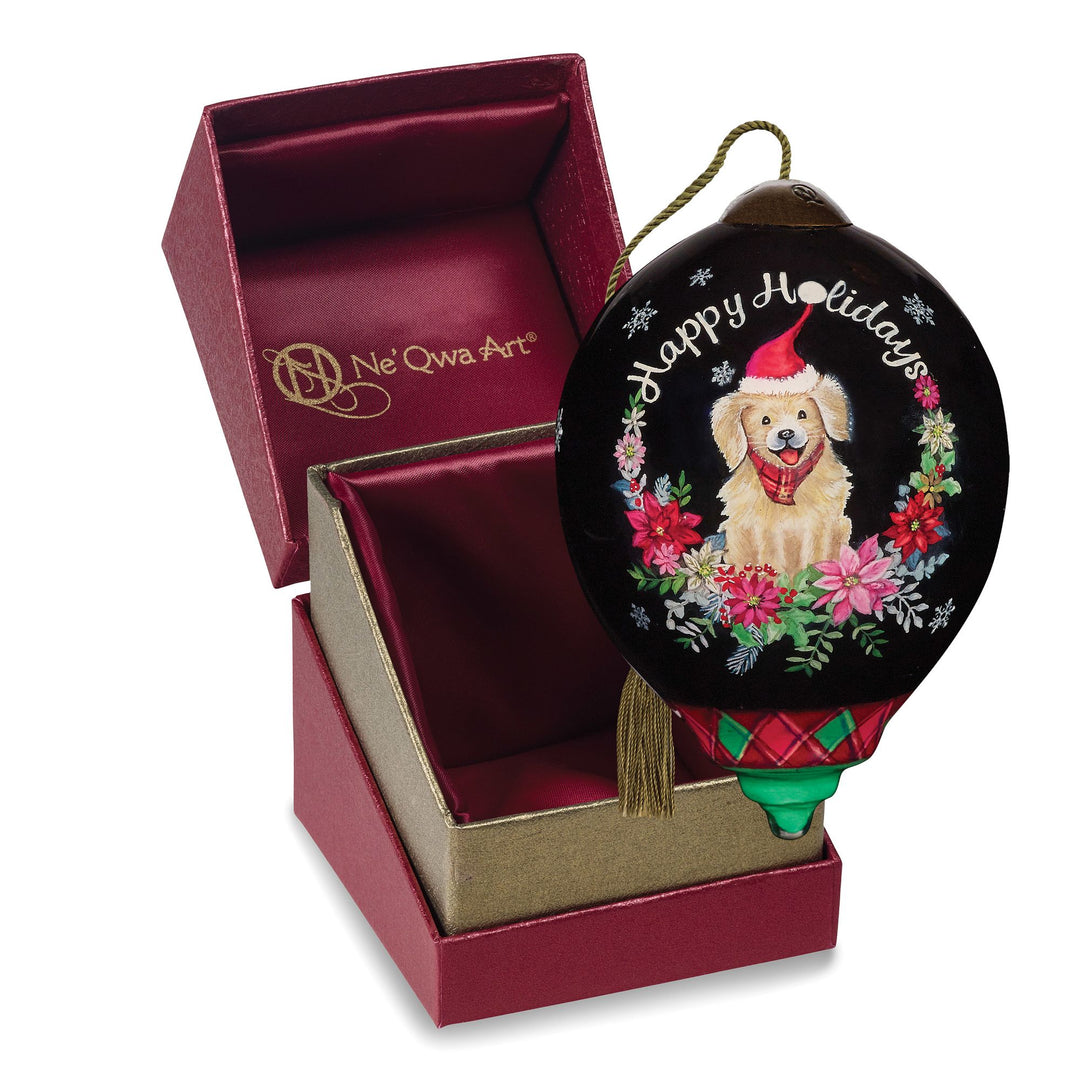 Ne’Qwa Ornaments | We Woof A Merry Christmas Orn | Hanging Ornament