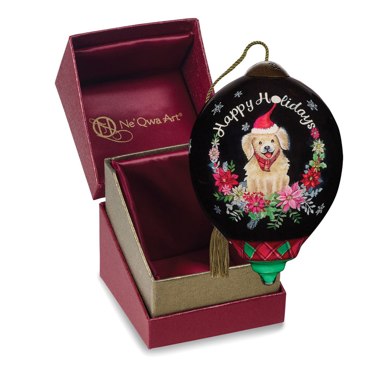 Ne’Qwa Ornaments | We Woof A Merry Christmas Orn | Hanging Ornament