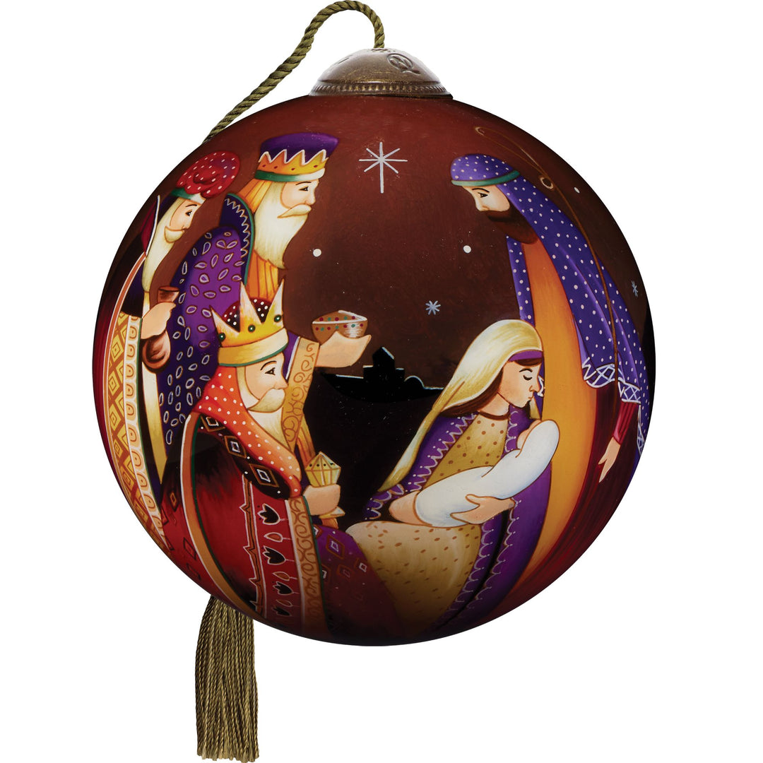 Ne’Qwa Ornaments | Christ The Savior Is Born Orn | Hanging Ornament