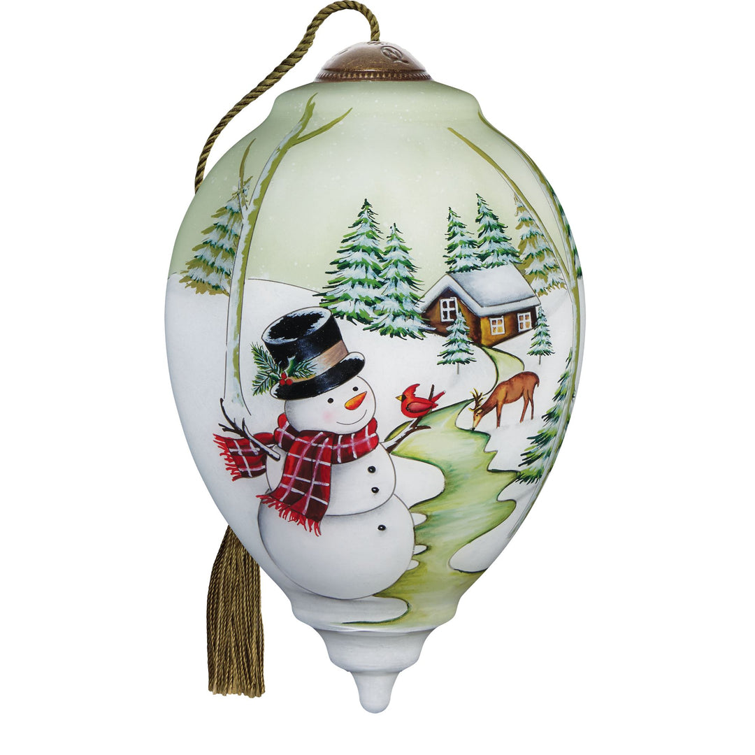 Ne’Qwa Ornaments | Snowy Serenity Ornament | Hanging Ornament