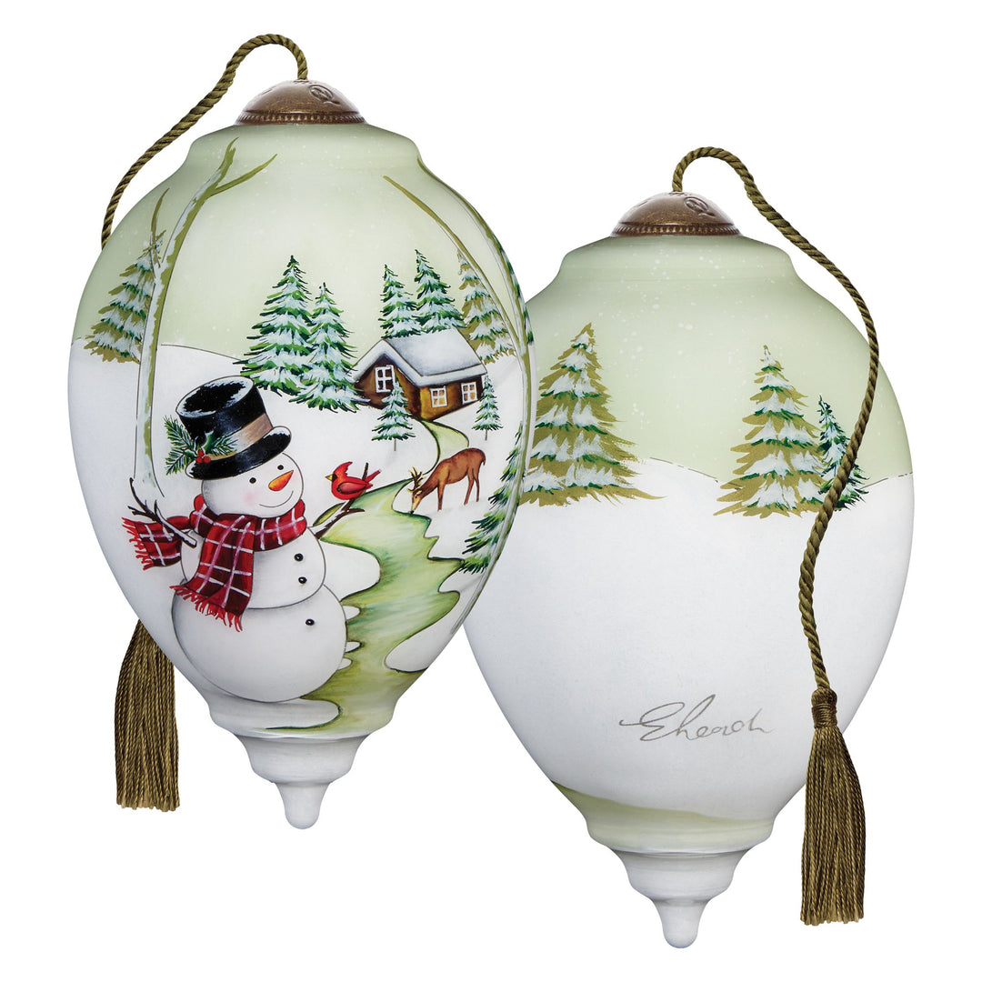 Ne’Qwa Ornaments | Snowy Serenity Ornament | Hanging Ornament