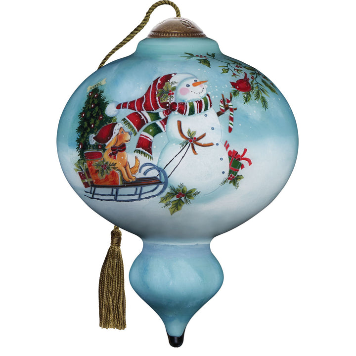 Ne’Qwa Ornaments | Hauling Holiday Cheer Ornament | Hanging Ornament