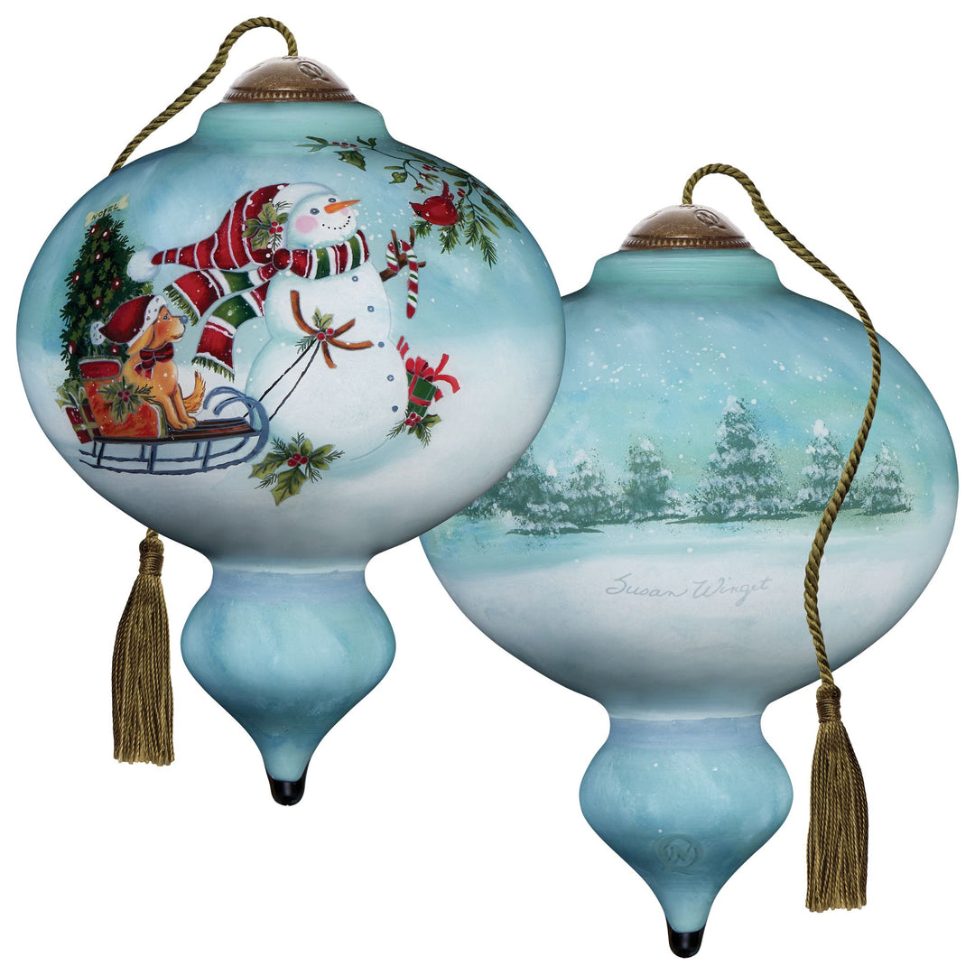 Ne’Qwa Ornaments | Hauling Holiday Cheer Ornament | Hanging Ornament