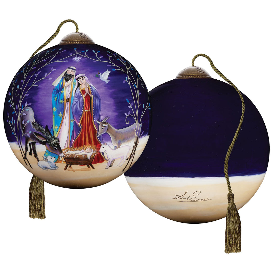 Ne’Qwa Ornaments | Behold The Newborn King Orn | Hanging Ornament