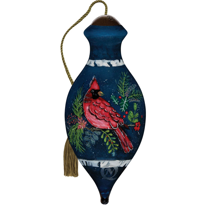Ne’Qwa Ornaments | Birch Cardinal Ornament | Hanging Ornament