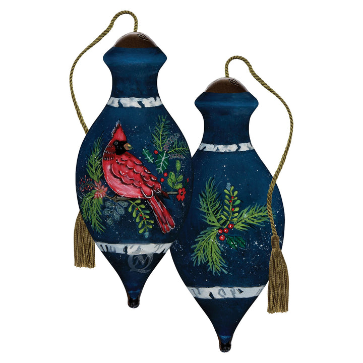Ne’Qwa Ornaments | Birch Cardinal Ornament | Hanging Ornament