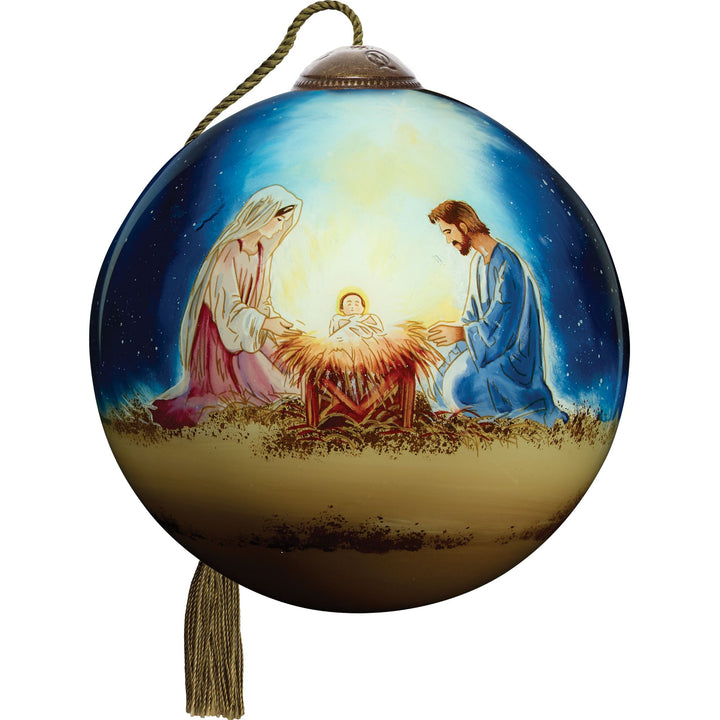 Ne’Qwa Ornaments | A Nativity Of Radiant Hope Orn | Hanging Ornament