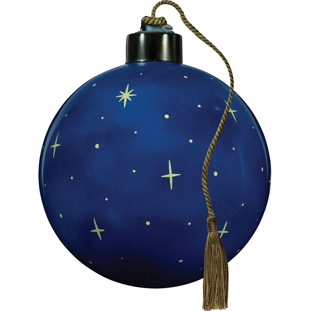Ne’Qwa Ornaments | O Holy Night Light-Up Ornament | Hanging Ornament