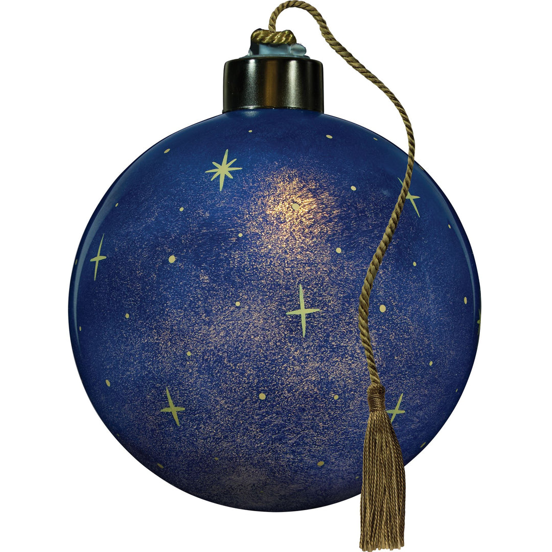 Ne’Qwa Ornaments | O Holy Night Light-Up Ornament | Hanging Ornament