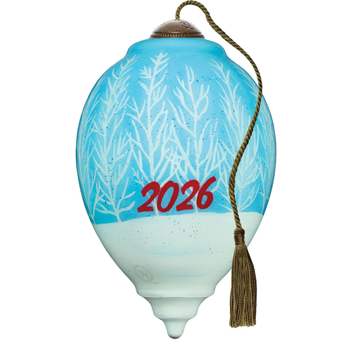 Ne’Qwa Ornaments | Warm Winter Wishes  Dated 2026 | Hanging Ornament