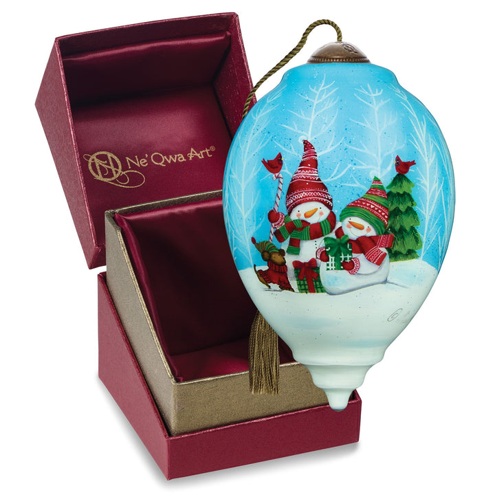 Ne’Qwa Ornaments | Warm Winter Wishes  Dated 2026 | Hanging Ornament