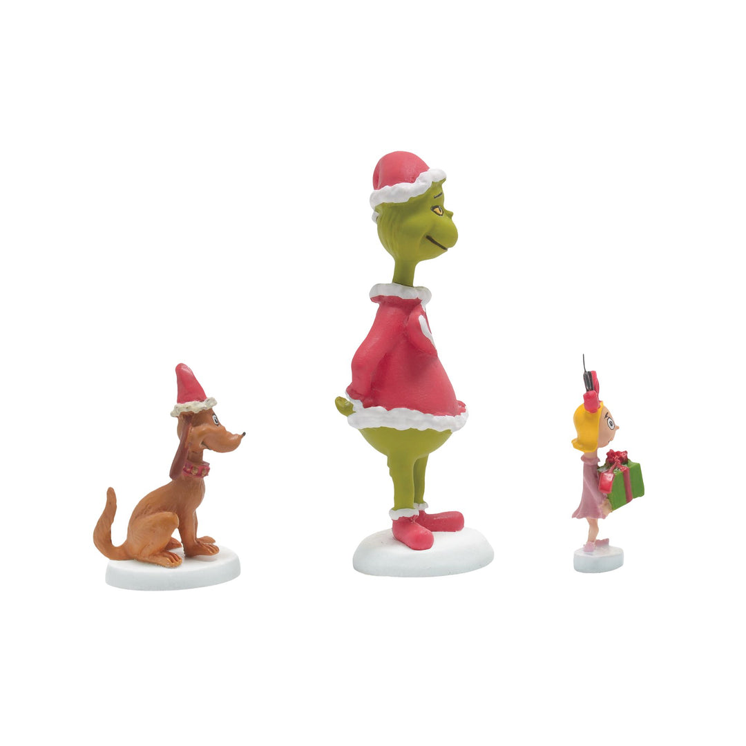 Grinch Villages | Grinch Max &amp; Cindy-Lou Who | Village Figures