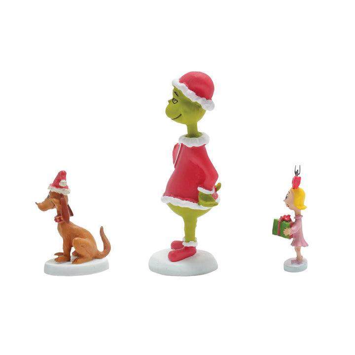 Grinch Villages | Grinch Max &amp; Cindy-Lou Who | Village Figures