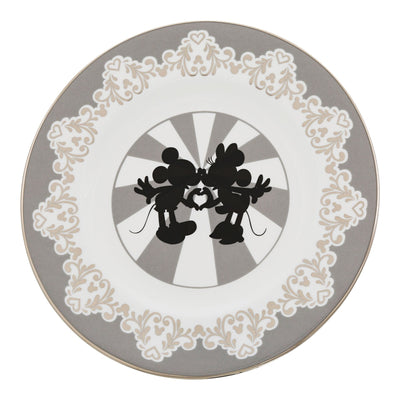 Disney English Ladies | Mickey &  Minnie Vintage Plate | Plate