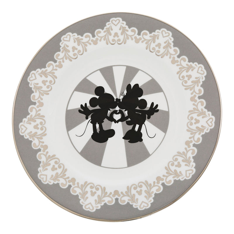 Disney English Ladies | Mickey &  Minnie Vintage Plate | Plate