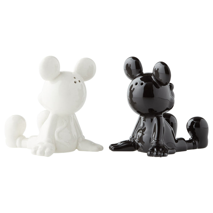Disney Ceramics | Black & White Mickey Mouse | Salt and Pepper