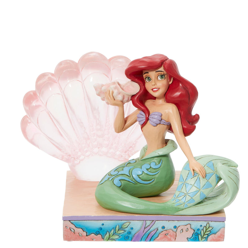 Disney Traditions | Ariel Clear Resin Shell | Figurine