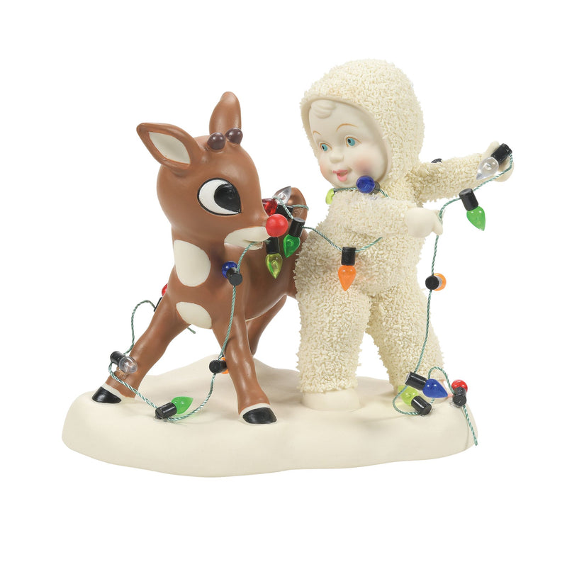 Snowbabies Guest Collection | Light It Up, Rudolph | Figurine