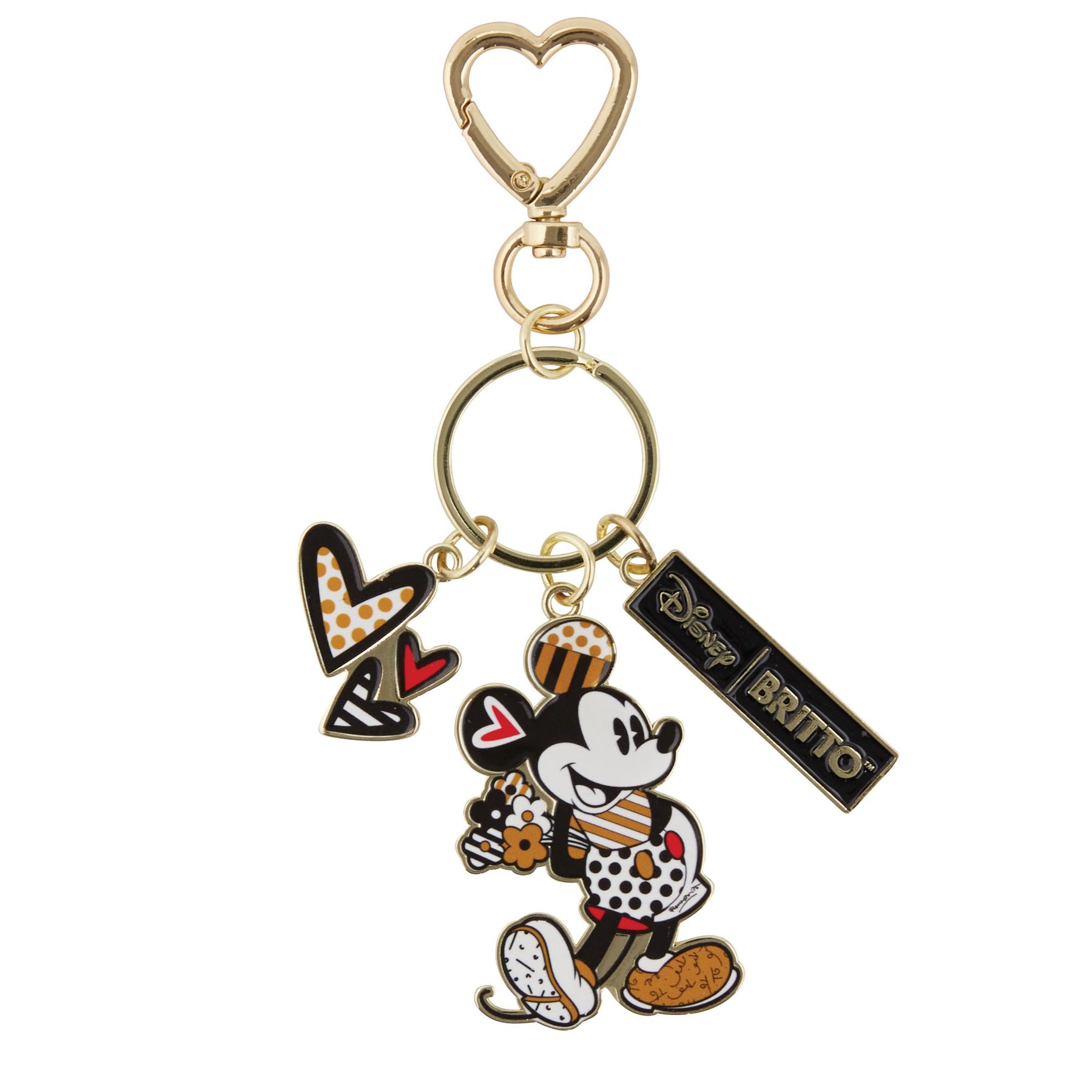 Enesco Disney Britto Midas Mickey Mouse Key Chain