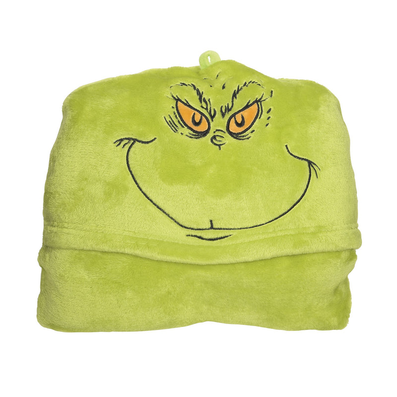 Snowpinions | Grinch Hooded Blanket | Blanket